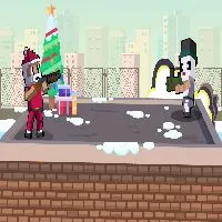 Xmas Rooftop Battles - Unblocked WTF