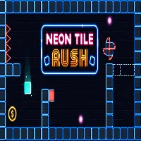 Neon Tile Rush - Unblocked WTF
