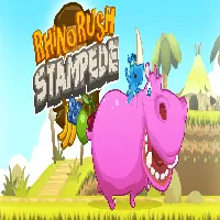 Rhino Rush Stampede - Unblocked WTF