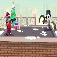 Xmas Rooftop Battles - Unblocked WTF